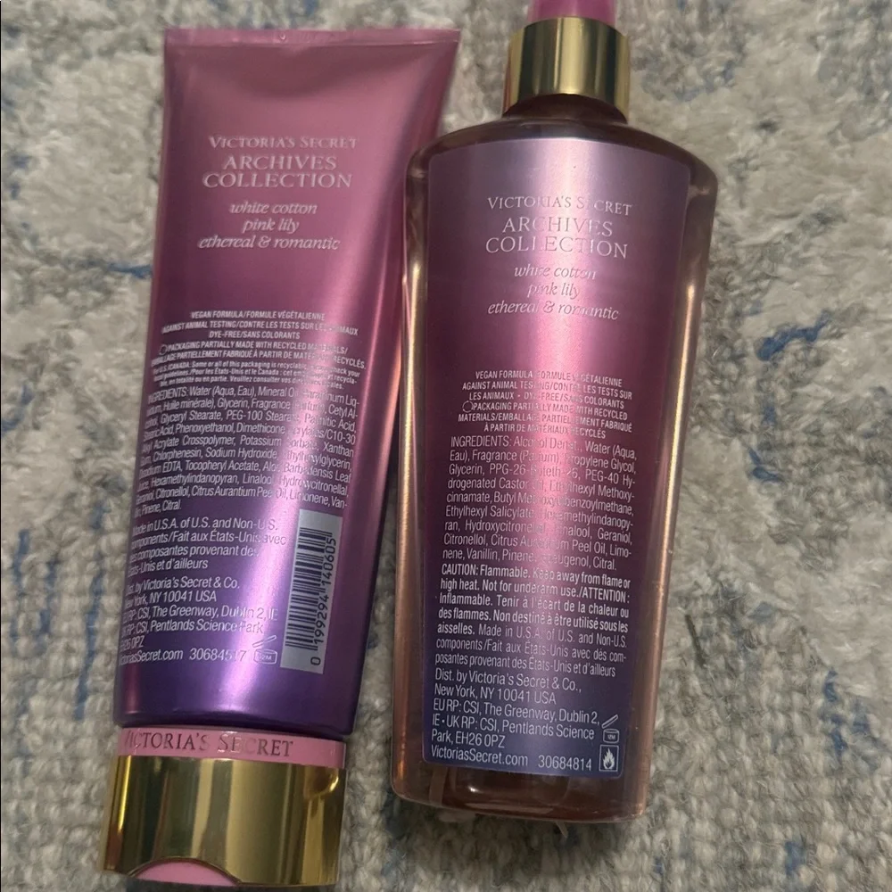 Victoria's Secret Sheer Love Body Lotion & Fragrance Mist - Pink/Purple